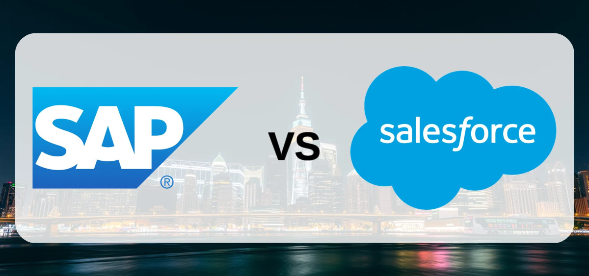 Beitragsbild zu SAP- vs. Salesforce-Aktie: Rekord-Prämie gegen historischen Rabatt