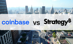 Beitragsbild zu Coinbase- vs. MicroStrategy-Aktie: Duell der Krypto-Strategien