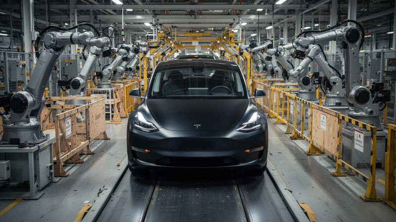 Beitragsbild zu Tesla Aktie: Umbau auf allen Fronten