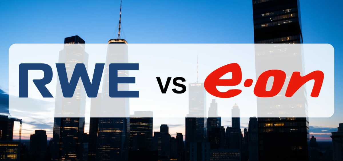 Beitragsbild zu RWE- vs. E.ON-Aktie: Energieriesen im Strategieduell