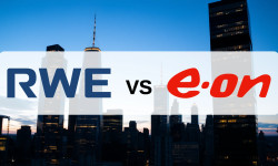Beitragsbild zu RWE- vs. E.ON-Aktie: Energieriesen im Strategieduell