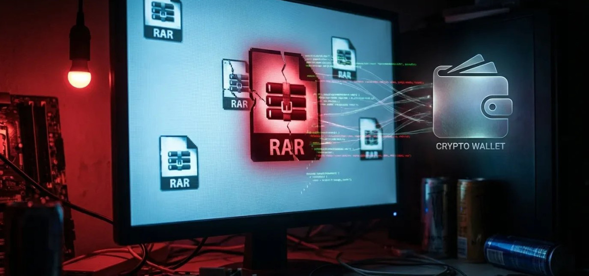 Beitragsbild zu Lazarus-Gruppe nutzt WinRAR-Lücke für Rekord-Kryptoraub