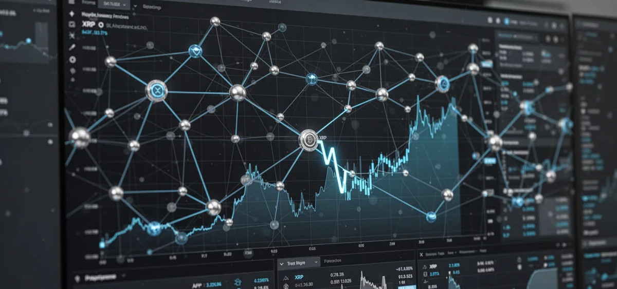 Beitragsbild zu XRP: Rekord-Ripple, fallender Token