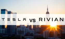 Beitragsbild zu Tesla- vs. Rivian-Aktie: David fordert Goliath heraus