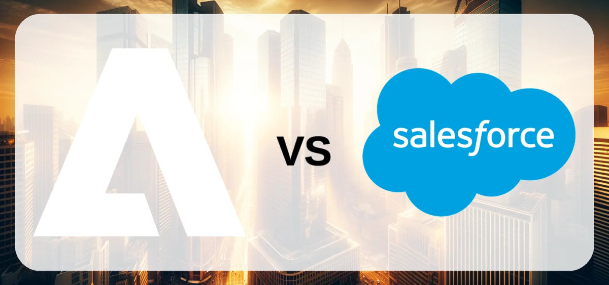 Beitragsbild zu Adobe- vs. Salesforce-Aktie: Value-Schnäppchen gegen Agenten-Wette