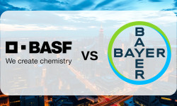 Beitragsbild zu BASF- vs. Bayer-Aktie: Chemie-Titanen zwischen Tradition und Transformation