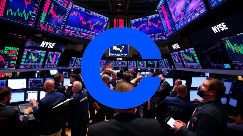 Beitragsbild zu Coinbase Aktie: Politisches Machtspiel