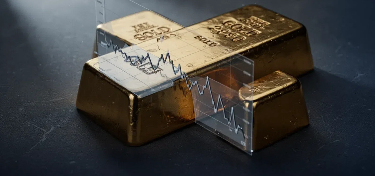 Beitragsbild zu Gold: Zwei Kräfte, ein Abwärtstrend