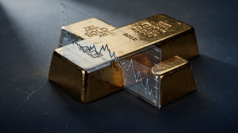 Beitragsbild zu Gold: Zwei Kräfte, ein Abwärtstrend