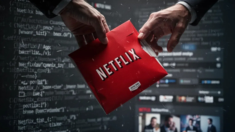 Beitragsbild zu Netflix Aktie: Übernahme wackelt