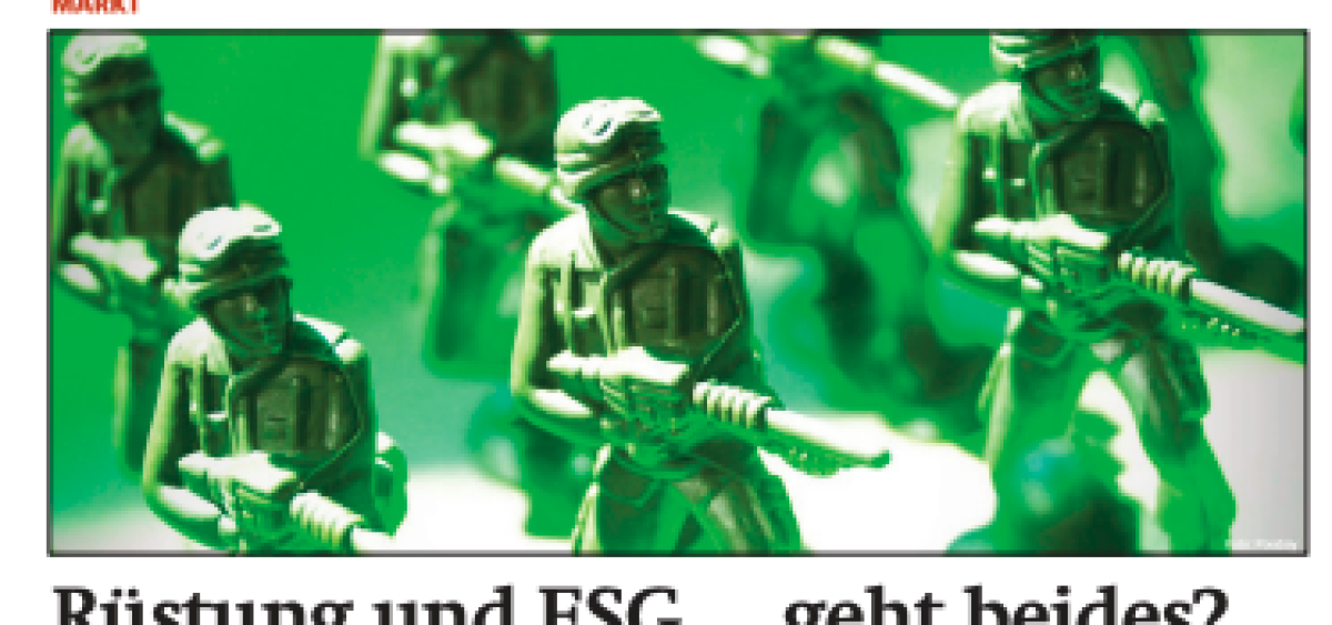 Beitragsbild zu News aus dem Börse Express PDF vom 04.04.2024: Rüstung und ESG ... geht beides? - News zu Addiko Bank, AustriaCard, BTV, CA Immo, EVN, OMV, Verbund - „Goldilocks“ geht dem Ende entgegen - Kontron: Internet of Things Pureplay mit Sicherheitspuffer...