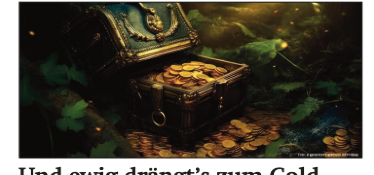 Beitragsbild zu News aus dem Börse Express PDF vom 12.07.2024: Und ewig drängt's zum Gold