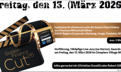 Beitragsbild zu Bringt Euer Unternehmen per Golden Finance Cut 2025 ins Kino