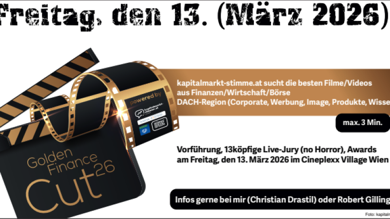 Beitragsbild zu Bringt Euer Unternehmen per Golden Finance Cut 2025 ins Kino