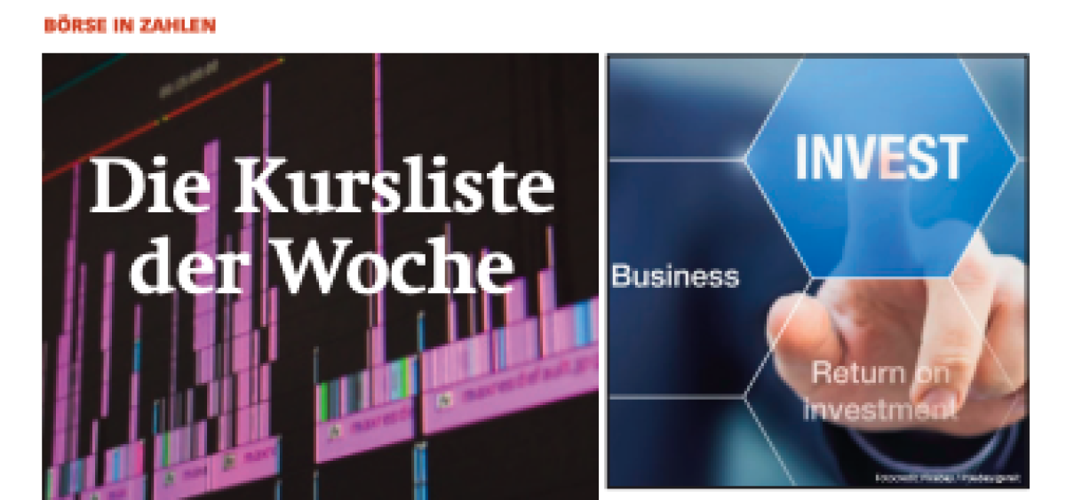 Beitragsbild zu Die Börse Express Kursliste der Woche (01.12.2024)