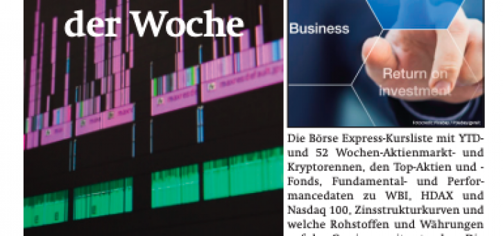 Beitragsbild zu Die Börse Express Kursliste der Woche (02.02.2025)
