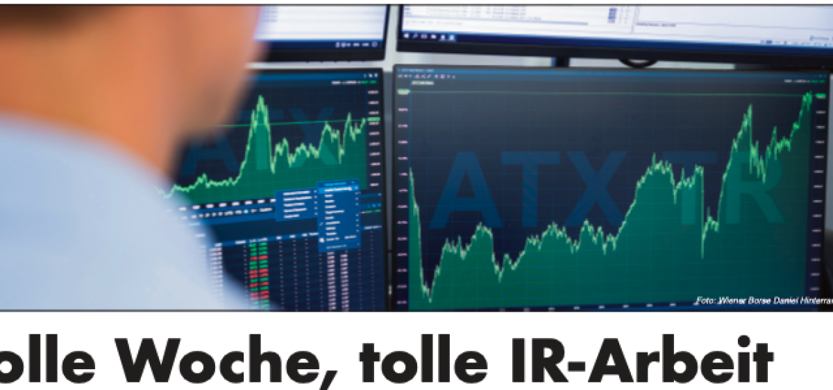 Beitragsbild zu Tolle Woche, tolle IR-Arbeit