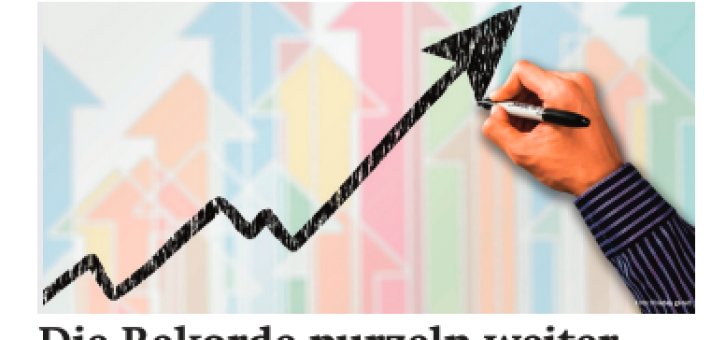 Beitragsbild zu News aus dem Börse Express PDF vom 24.01.2025 - Die Rekorde purzeln