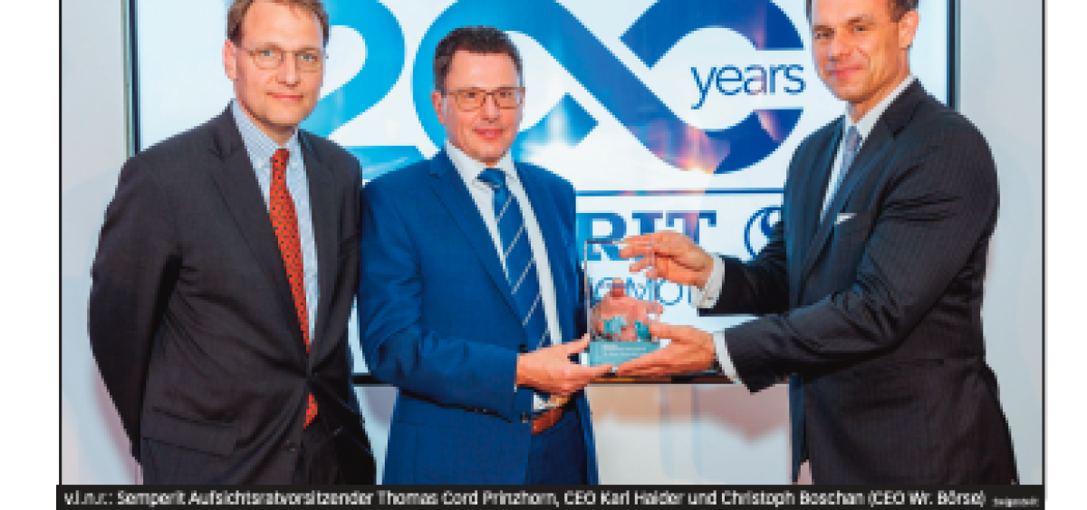 Beitragsbild zu Willkommen im Jahr 201 - das 200. Jubiläumsjahr von Semperit im Rückblick (Sondernummer des Börse Express)