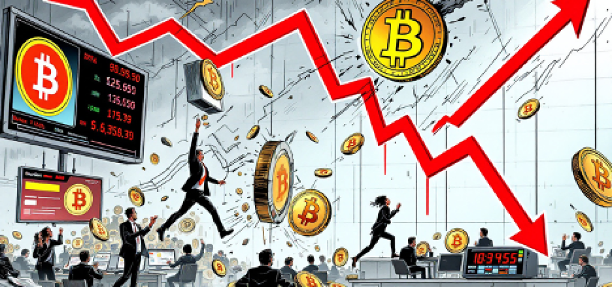 Beitragsbild zu Krypto News: Bitcoin stürzt erneut ab – wie tief wird er sinken?