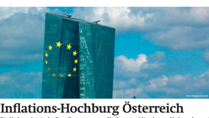 Beitragsbild zu News aus dem Börse Express PDF vom 28.05.2025: Inflationshochburg Österreich