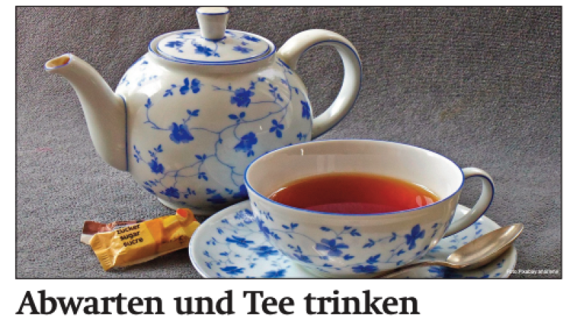 Beitragsbild zu News aus dem Börse Express PDF vom 17.06.2025: Abwarten und Tee Trinken