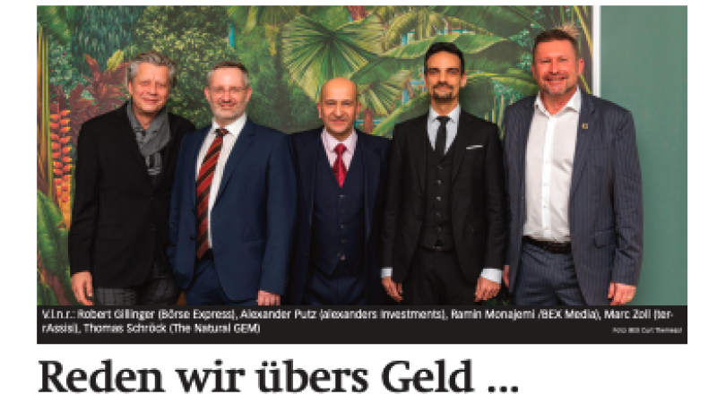 Beitragsbild zu News aus dem Börse Express PDF vom 05.03.2025 - Reden wir übers Geld und Bauaktien haussieren