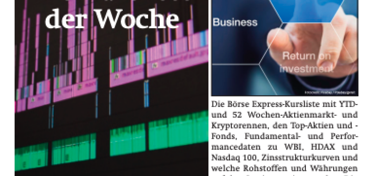 Beitragsbild zu Die Börse Express Kursliste der Woche (23.02.2025) 