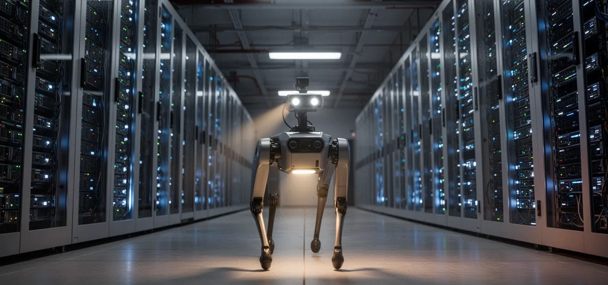 Beitragsbild zu Roboterhunde sichern die Zentren der KI-Revolution