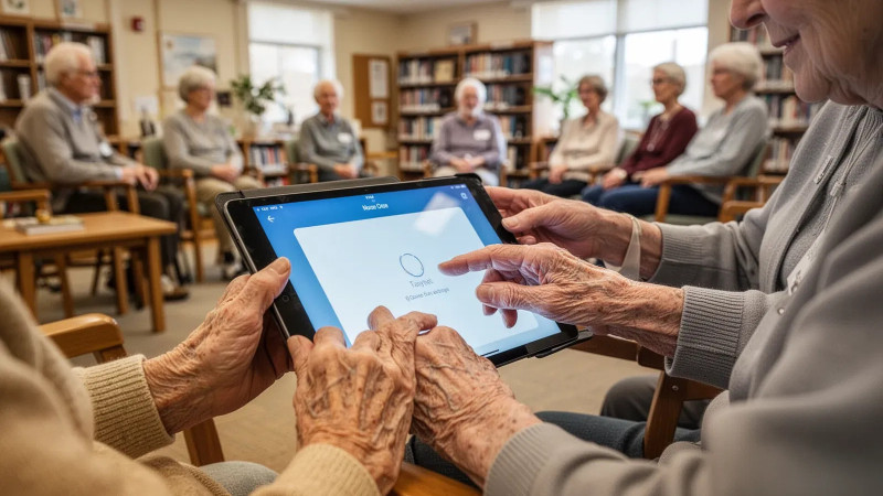 Beitragsbild zu Leominster Library: Digitale Hilfe für Senioren gegen Vereinsamung
