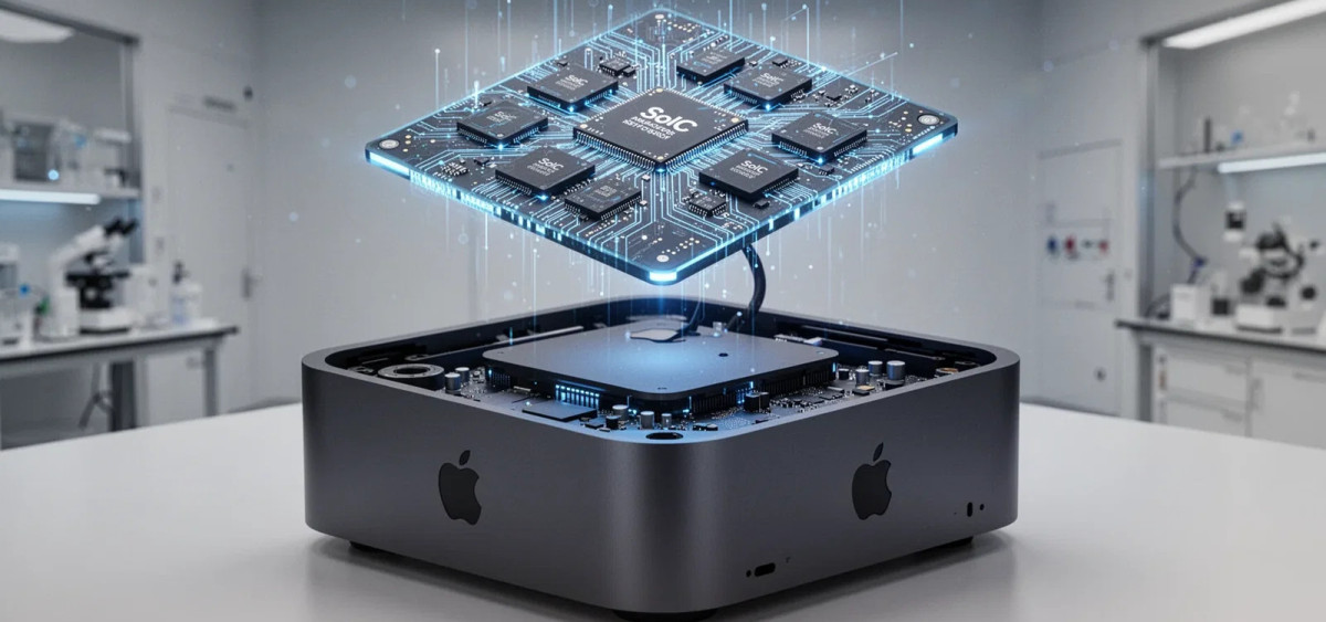 Beitragsbild zu Mac Studio M5 Ultra: Leistungssprung mit Server-Chip-Technik