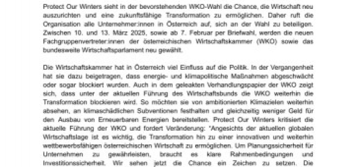 Beitragsbild zu Wintersportbranche fordert Transformation der Wirtschaft