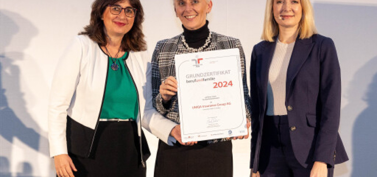 Beitragsbild zu UNIQA als „familienfreundliches Unternehmen“ ausgezeichnet