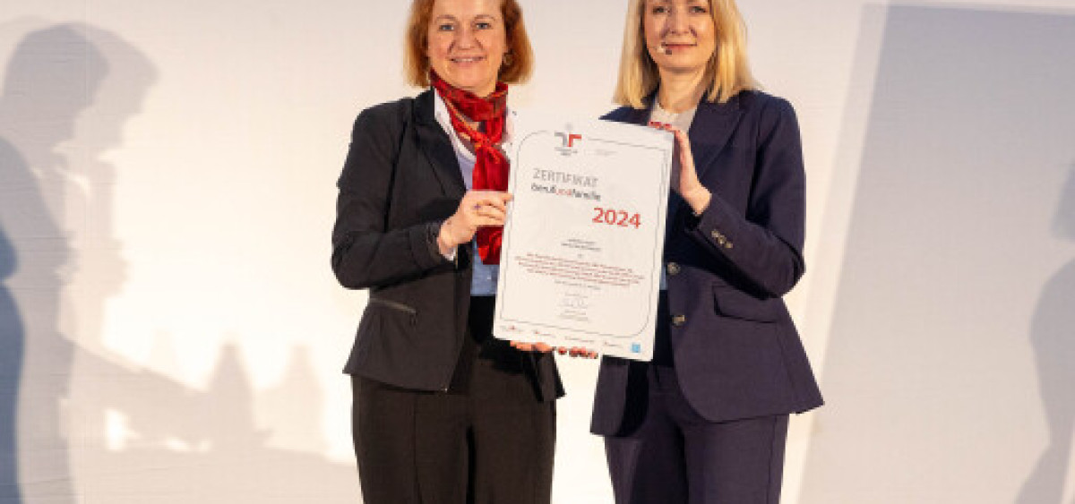 Beitragsbild zu Zertifikatsverleihung „Familienfreundlicher Arbeitgeber 2024“ an VBV-Gruppe