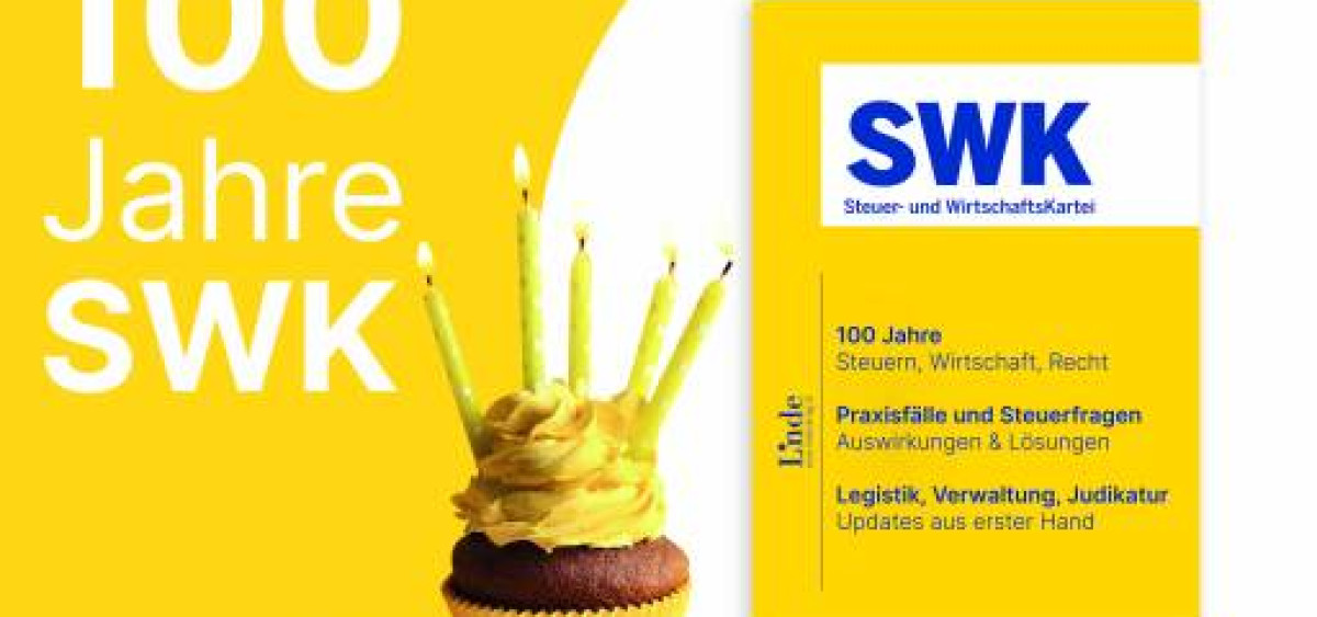 Beitragsbild zu Die Nr. 1 im Steuerrecht: SWK feiert ihre ersten 100 Jahre!
