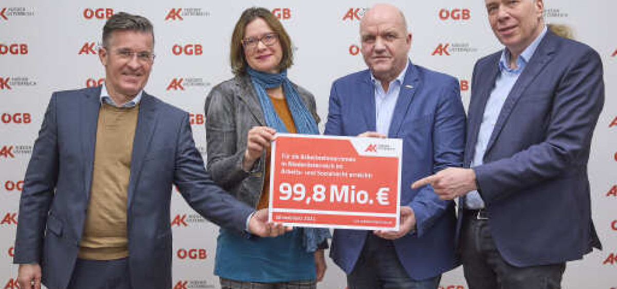 Beitragsbild zu AKNÖ-Wieser: fast 100 Mio. Euro für Arbeitnehmer:innen erreicht