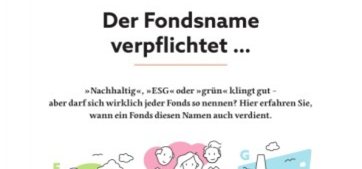 Beitragsbild zu Grün im Namen verpflichtet - FMA informiert Verbraucher:innen über neue Regeln für "nachhaltige", "grüne" oder "ESG"-Fonds