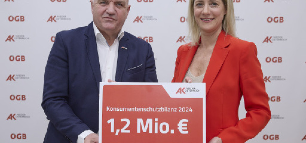 Beitragsbild zu Konsumentenberatung der AK Niederösterreich zieht Bilanz: 2024 rund 1,2 Mio. Euro gesichert