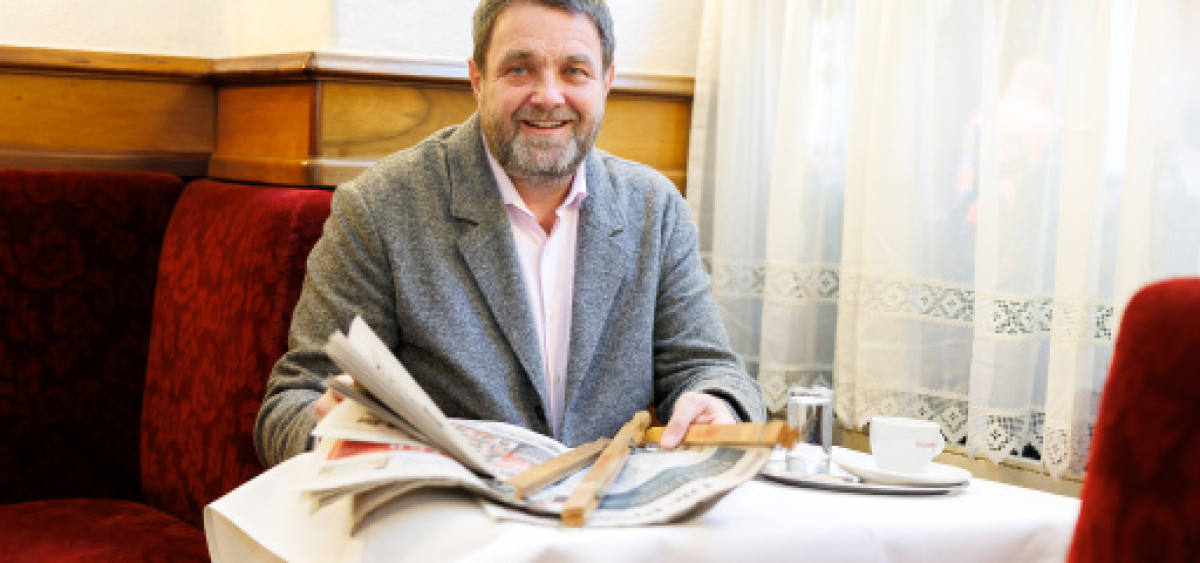 Beitragsbild zu Zeitungswoche in den Wiener Kaffeehäusern