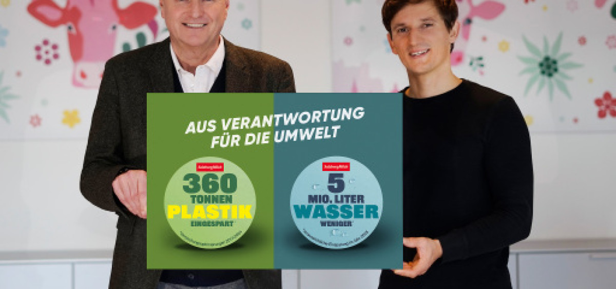 Beitragsbild zu Beeindruckende Einsparungen der SalzburgMilch beim Kunststoff- und Wasserverbrauch