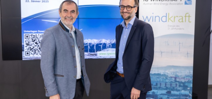 Beitragsbild zu „Neuer Treibstoff für heimische Industrie“: Standort Österreich nur mit sicherer und leistbarer Windenergie