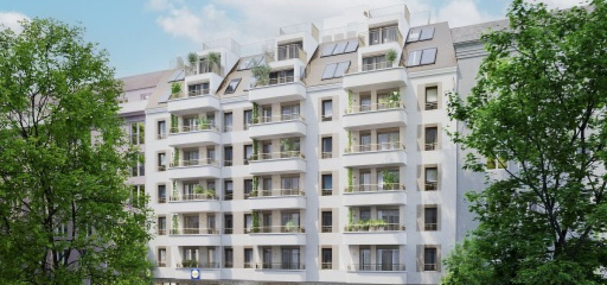 Beitragsbild zu JP Immobilien und WINEGG vermarkten nachhaltiges Wohnprojekt in der Siebenbrunnengasse