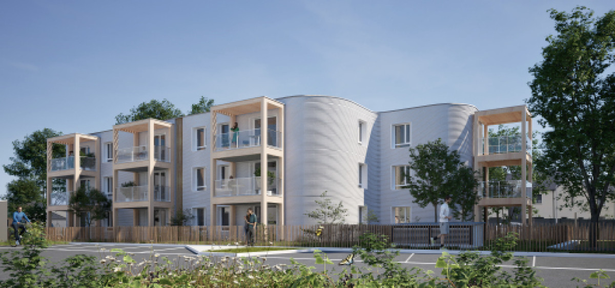 Beitragsbild zu PERI 3D Construction und Plurial Novilia setzen mit ViliaSprint² das erste vor Ort 3D-gedruckte Wohngebäude Frankreichs um (FOTO)