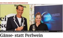 Beitragsbild zu News aus dem Börse Express PDF vom 15.05.2025: Gänse- statt Perlwein