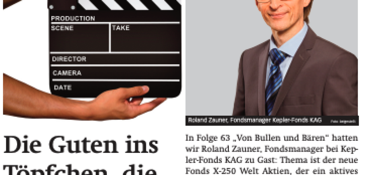 Beitragsbild zu News aus dem Börse Express PDF vom 11.07.2024: Die Guten ins Töpfchen ... (Podcast mit Roland Zauner) und Agrana im Soll und Ist