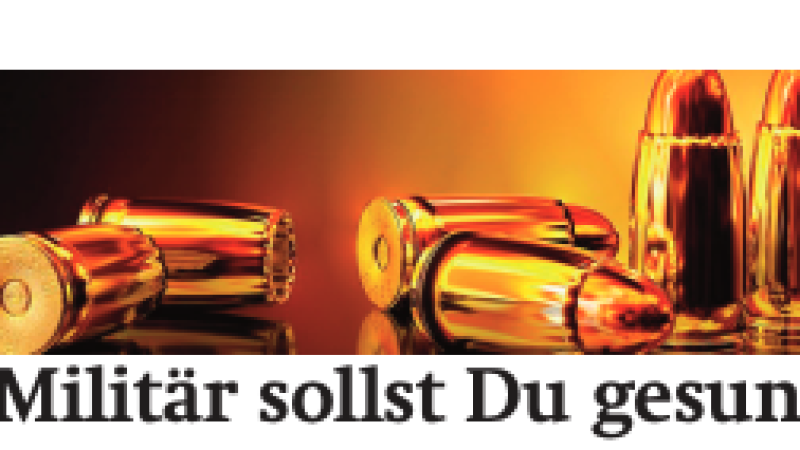 Beitragsbild zu News aus dem Börse Express PDF vom 13.02.2025 - Am Militär sollst Du gesunden