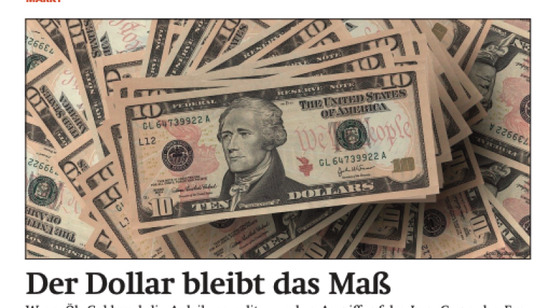 Beitragsbild zu News aus dem Börse Express PDF vom 13.06.2025: Der Dollar bleibt das Maß