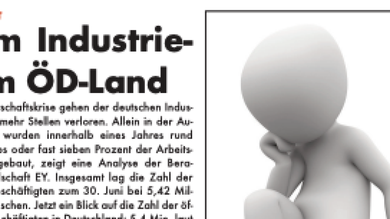 Beitragsbild zu Vom Industrie zum ÖD-Land
