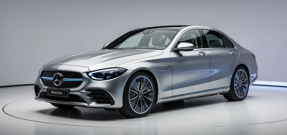 Beitragsbild zu Mercedes-Benz Aktie: Elektro-C-Klasse enthüllt