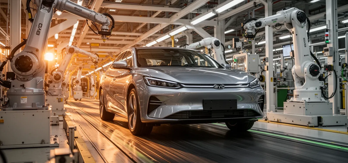 Beitragsbild zu BYD Aktie: Technik-Event treibt